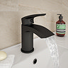 Nexus Matt Black Basin Mixer Tap