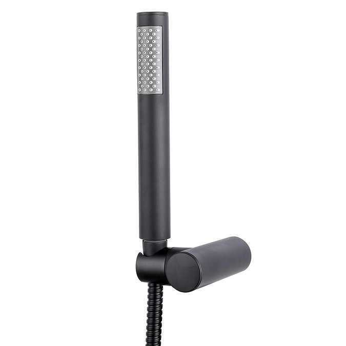 Nexus Matt Black Modern Bath Shower Mixer with Shower Kit