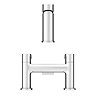 Nexus Modern Tap Package (Bath + Basin Tap)  Standard Large Image
