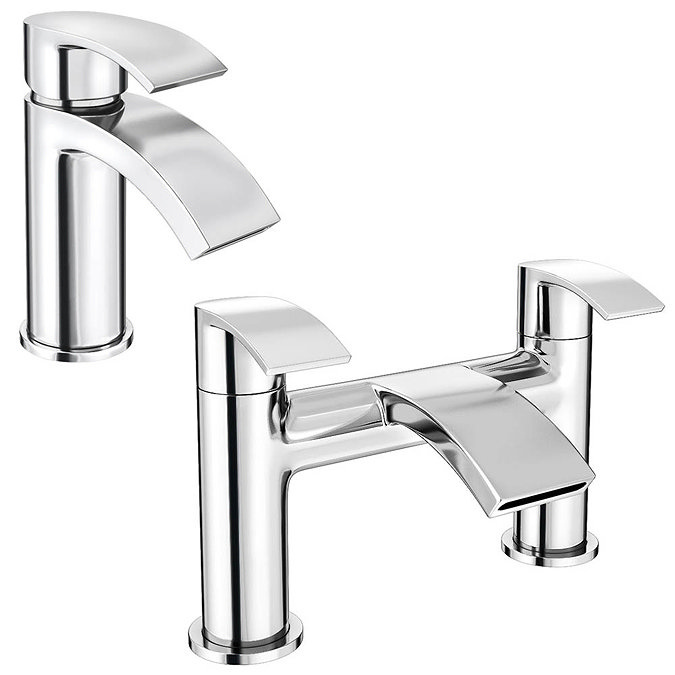 Nexus Modern Tap Package (Bath + Basin Tap) Large Image