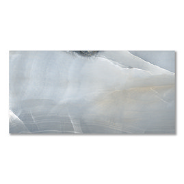 Nicoletta Blue Polished Onyx Marble Effect Wall & Floor Tiles - 300 x 600mm