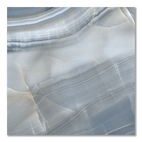 Nicoletta Blue Polished Onyx Marble Effect Wall & Floor Tiles - 600 x 600mm