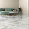 Nicoletta Pearl Polished Onyx Marble Effect Wall & Floor Tiles - 600 x 600mm