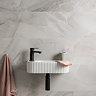 Nicoletta White Polished Onyx Marble Effect Wall & Floor Tiles 300 x 600mm