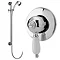 Ultra Nostalgic Manual Shower Valve w/ Slider Rail Kit - Chrome Large Image