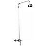Ultra Nostalgic Manual Shower Valve + Rigid Riser Kit - Chrome Profile Large Image
