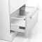 Nova 1000mm Mid-Edge Basin High Gloss White Vanity Unit  Profile Large Image