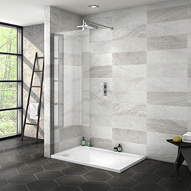 Nova 1200 x 800 Wet Room (700mm Screen + Tray) Large Image