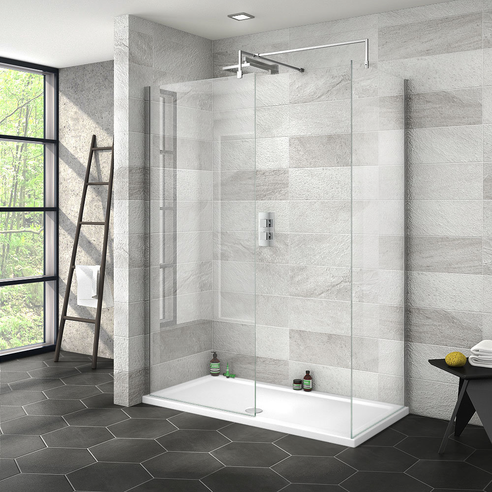 Nova 1400 x 700 Wet Room (Screen, Side Panel + Tray) | Victorian ...