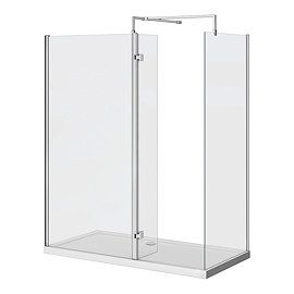 Nova 1400 x 800 Wet Room (Inc. Screen, Side Panel + Return Panel with Tray) Large Image