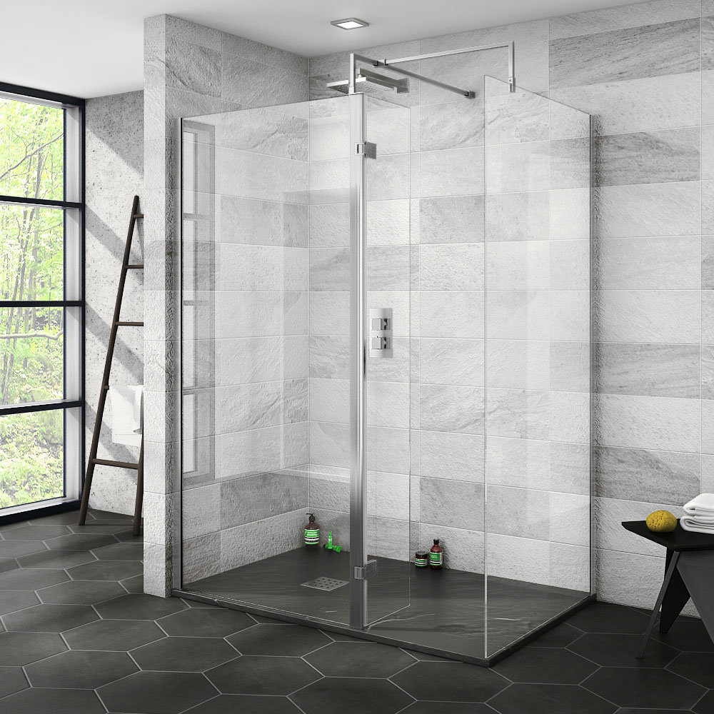 Nova 1400 x 900 Wet Room (Inc. Screen, Side Panel + Return Panel with ...