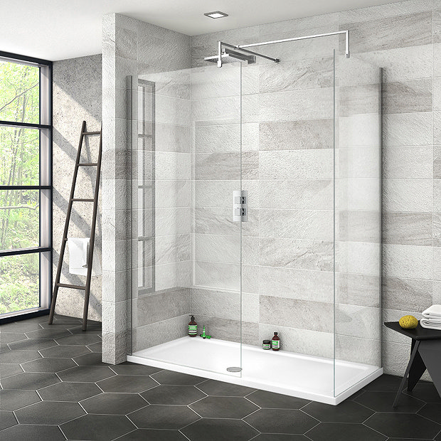 Nova 1500 x 700 Wet Room (Screen, Side Panel + Tray) | Victorian ...