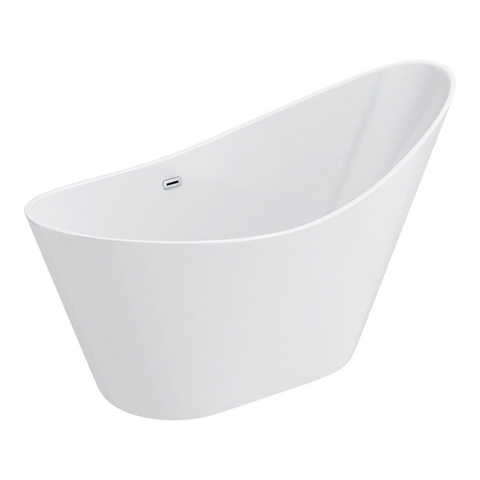 Nova 1570 Modern Small Free Standing Slipper Bath  Feature Large Image