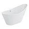 Nova 1570 Modern Small Free Standing Slipper Bath  Feature Large Image