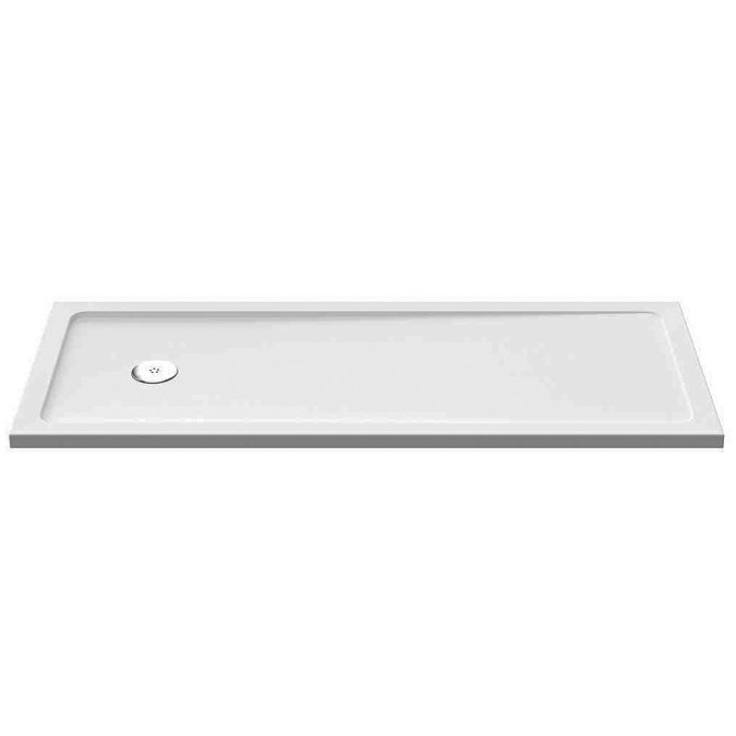 Nova 1700 x 700 Bath Replacement Wet Room (1000mm Chrome Screen w. Tray)  Profile Large Image