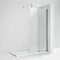 Nova 1700 x 700 Bath Replacement Wet Room (1000mm Chrome Screen w. Tray)  Feature Large Image