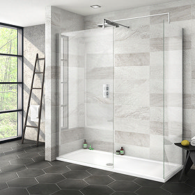 Nova 1700 x 700 Wet Room (Inc. Screen, Side Panel + Tray) Large Image