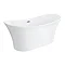 Nova 1750 Modern Double Ended Slipper Bath Feature Large Image