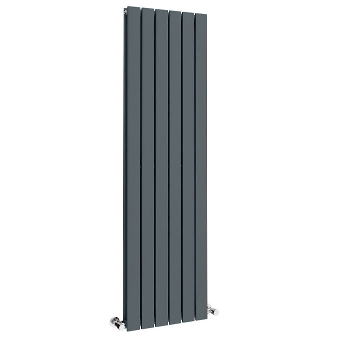 Milan Vertical Radiator – Anthracite Double Panel – 1800 x 456mm