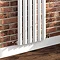 Nova 1800 x 452 Vertical White Single Panel Radiator  Profile Large Image