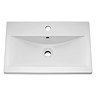 Nova 500mm Mid-Edge Basin High Gloss White Vanity Unit  Feature Large Image