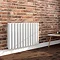 Milan 600 x 908 Horizontal White Double Panel Radiator