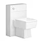 Nova 800mm Wall Hung Vanity Basin with WC Unit, Cistern & Pan Standard Large Image