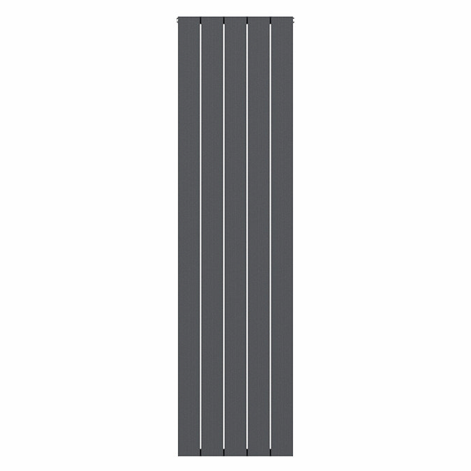 Nova Anthracite Vertical Double Panel Aluminium Radiator 1800 x 470mm (5 Section)
