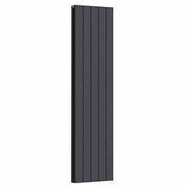 Nova Anthracite Vertical Double Panel Aluminium Radiator 1800 x 470mm (5 Section)