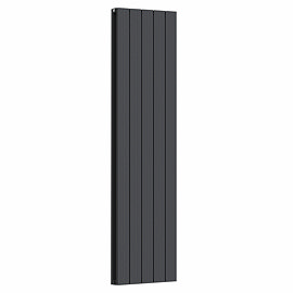 Nova Anthracite Vertical Double Panel Aluminium Radiator 1800 x 470mm (5 Section)
