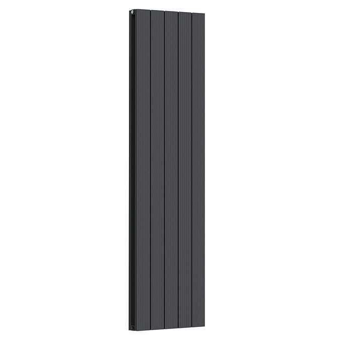 Nova Anthracite Vertical Double Panel Aluminium Radiator 1800 x 470mm (5 Section)
