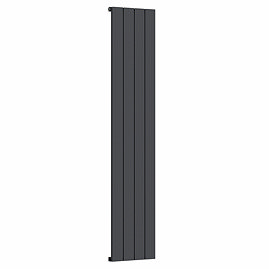 Nova Anthracite Vertical Single Panel Aluminium Radiator 1800 x 375mm (4 Section)