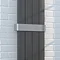 Nova Chrome Towel Bar Rail for 4 Section Single Panel Aluminium Radiators  Profile Large Image