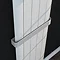 Nova Chrome Towel Bar Rail for 5 Section Single Panel Aluminium Radiators Large Image