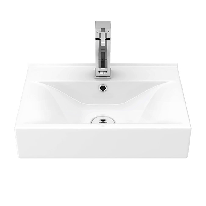 Nova Cloakroom Suite (Wall Hung Basin Unit + Close Coupled Toilet)  Newest Large Image