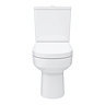 Nova Cloakroom Suite (Wall Hung Basin Unit + Close Coupled Toilet)  additional Large Image