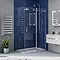 Nova Frameless 1000 x 800 Sliding Door Shower Enclosure Large Image