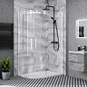 Nova Frameless 1200 x 800mm Offset Quadrant Enclosure (Left Hand) Large Image