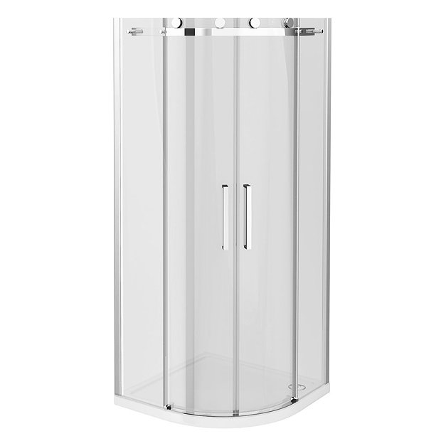 Nova Frameless 800 x 800 x 1900mm Quadrant Shower Enclosure