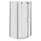 Nova Frameless 900 x 900mm Single Door Quadrant Shower Enclosure  Profile Large Image