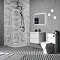 Nova Frameless 900 x 900mm Single Door Quadrant Shower Enclosure  Feature Large Image
