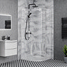 Nova RH Frameless 900 x 900mm Single Door Quadrant Shower Enclosure Large Image