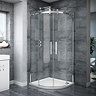 Nova Frameless Quadrant Shower Enclosure  Standard Large Image