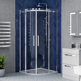 Nova Frameless Quadrant Shower Enclosure Large Image