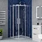 Nova Frameless Quadrant Shower Enclosure Large Image
