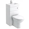 Nova Combined Two-In-One Wash Basin & Toilet (500mm wide x 340mm) Large Image