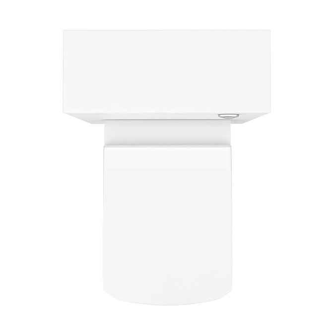 Nova High Gloss White BTW WC Unit incl. Cistern + Square Pan W500 x D200mm  In Bathroom Large Image