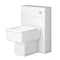 Nova High Gloss White Vanity Bathroom Suite - W1100 x D400/200mm Standard Large Image