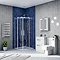 Nova High Gloss White Vanity Bathroom Suite - W1100 x D400/200mm  Newest Large Image