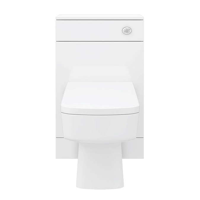 Nova High Gloss White Vanity Unit & Toilet Suite - 1500mm Wide, 200/400mm Depth